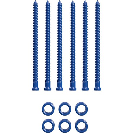 Ekena Millwork Barnfold 4-Door 1/2" Extension Kit, Blue Ribbon GB6007M4EBR